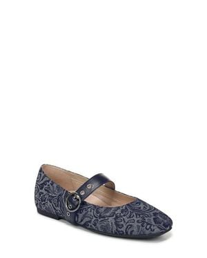Vionic Hattie Mary Jane Flat - Blue