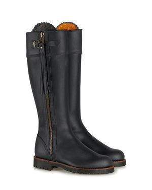 Penelope Chilvers Standard Tassel Knee High Boot - Black