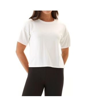 Threads For Thought Shana Drop Shoulder Terry Top - White