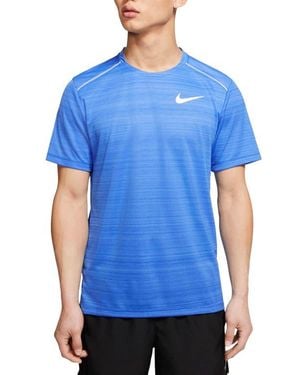 Nike Miler Dri-Fit Running T-Shirt - Blue