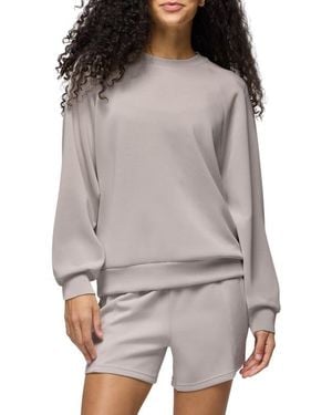 Prana Shea Crewneck Sweatshirt - Gray