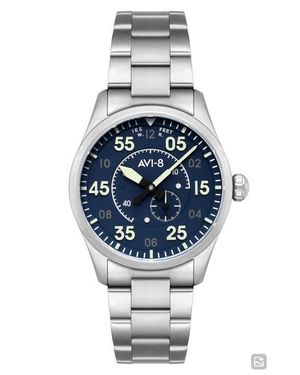 AVI-8 Spitfire Type 300 Automatic Bracelet Watch, 42Mm - Blue