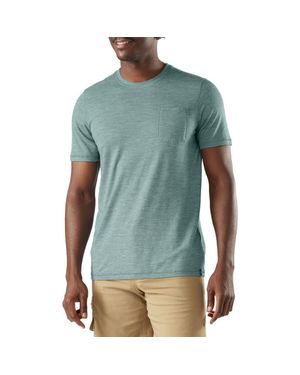 Smartwool Merino Wool Blend Pocket T-Shirt - Blue
