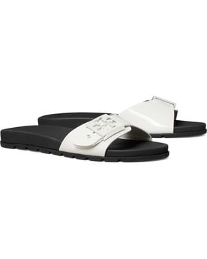 Tory Burch Buckle Slide Sandal - Black