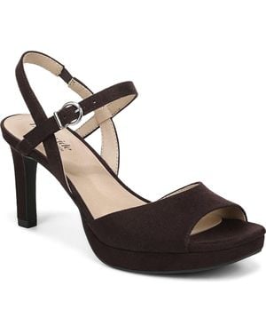 LifeStride Gwendolyn Ankle Strap Sandal - Black