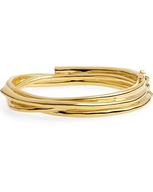 Completedworks Coil Hinged Bangle - Metallic