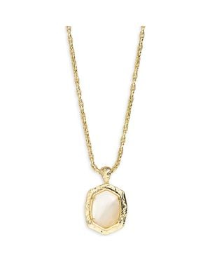 Kendra Scott Daphne Frame Stone Pendant Necklace - Metallic
