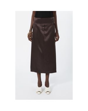 Sportmax Oblare Midi Skirt - Black