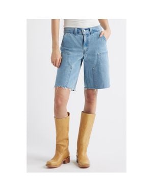 Levi's Baggy Dad Utility Shorts - Blue