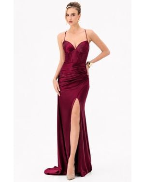 Bariano Josz Corset Maxi - Red