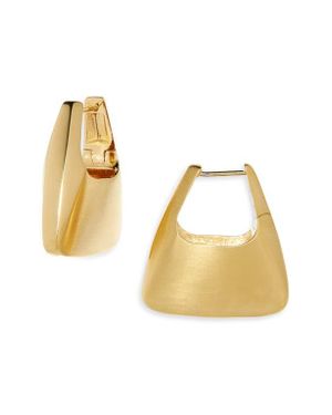 Dean Davidson Oslo Hinge Square Hoop Earrings - Metallic