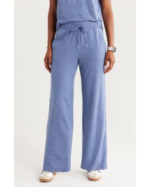 Zella Restore Soft Straight Leg Drawstring Pants - Blue
