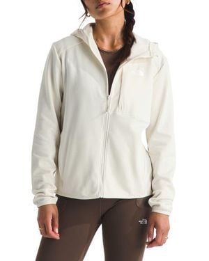 The North Face Performance Fleece Full Zip Hoodie Jacket - White