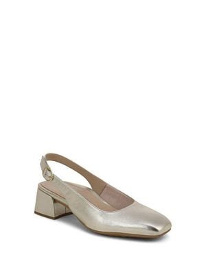 Vionic Reyes Block Heel Slingback Pump - White