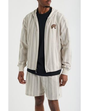 Malbon Arena Hooded Jacket - Natural