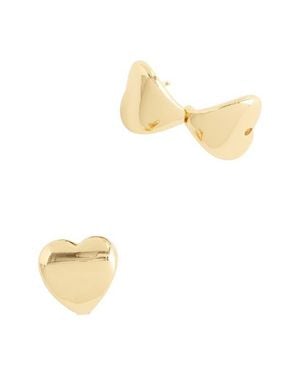 Madewell Heart Huggie Hoop Earrings - White