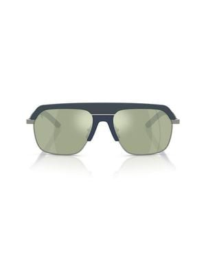Ferrari Gender Inclusive 56Mm Polarized Pillow Sunglasses - Green