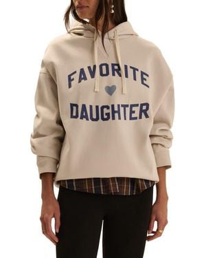 FAVORITE DAUGHTER Graphic Hoodie - Gray