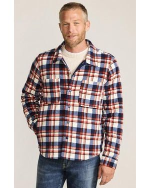 Lands' End Anyweather Fleece Shirt Jacket - Blue