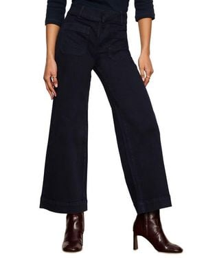 Sanctuary Chelsea Patch Pocket Wide Leg Jeans - Blue