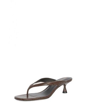 Reformation Sophie Kitten Heel Flip Flop - Multicolor