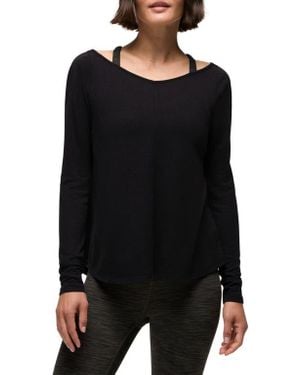Prana New Moon Long Sleeve T-Shirt - Black