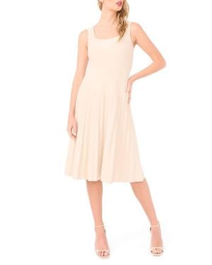 Halogen® Sleeveless Knit Dress - Natural