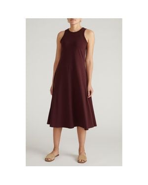 UNIVERSAL STANDARD Sardinia Cotton Tank Dress - Red