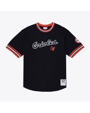 Mitchell & Ness Baltimore Orioles Wild Pitch Ringer T-Shirt - Black