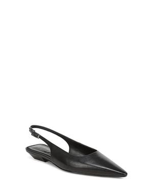 Sam Edelman Netty Slingback Pointed Toe Flat - Black