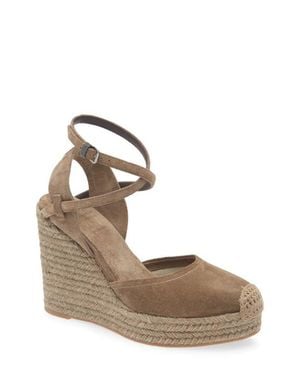 Brunello Cucinelli Espadrille Wedge Sandal - Metallic
