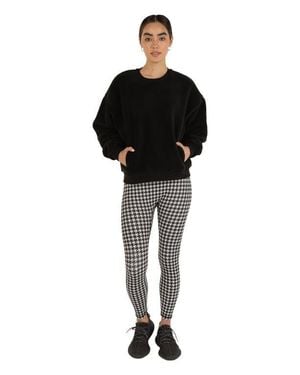Rebody Active Teddy Micro Fleece Lined Sweatshirt - Black
