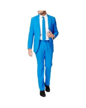 Opposuits Steel Slim Fit Two-Piece Suit & Tie Set - Blue
