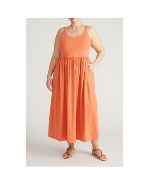 UNIVERSAL STANDARD Cayo Cami Maxi Dress - Orange