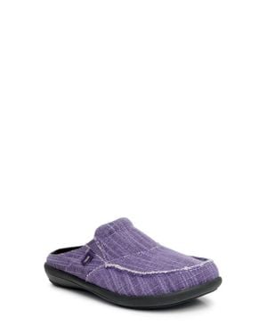 Revitalign Siesta Orthotic Canvas Slip-On Shoe - Purple