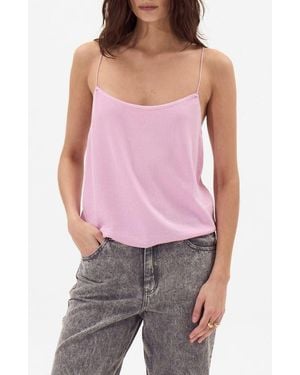 DELUC Isquia Knit Tank - Purple