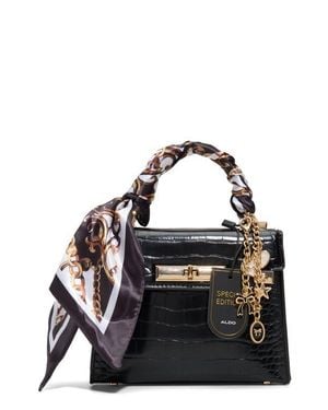 ALDO Larigodiaa Faux Leather Satchel - Black