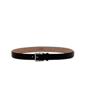 Lanvin Haute Sequence Leather Belt - Black