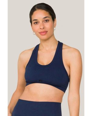 Alala Barre Racer Bra - Blue