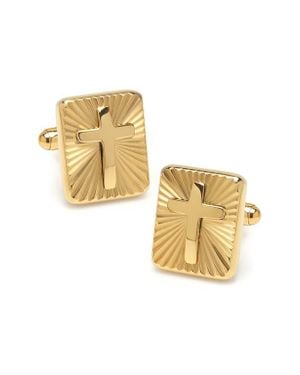 Cufflinks Inc. Radiant Cross Cuff Links - Metallic