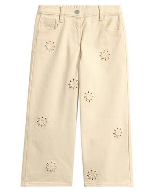 Next Kids' Turn Up Jeans - Natural