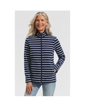 Lands' End Anyweather Fleece Full Zip Jacket - Blue