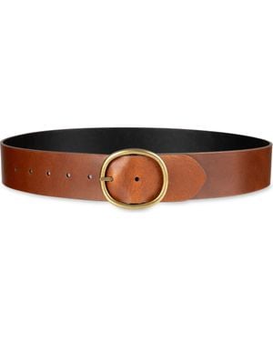 Cole Haan Reversible Centerbar Leather Belt - Brown