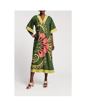 Frances Valentine Delightful Canopy Caftan - Green