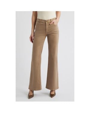 Kobi Halperin Rosie High Waist Wide Leg Pants - Natural