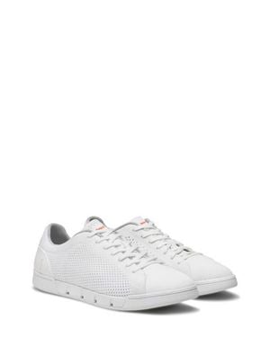 Swims Breeze Tennis Knit Sneaker - White