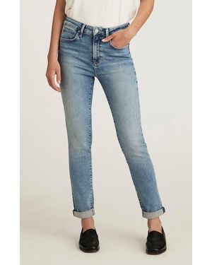 Mavi Kathleen Brushed Flex Slim Fit Jeans - Blue