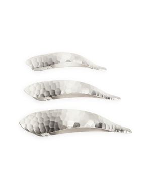 Ficcare Maximas Ice Hammered Hair Clip - White
