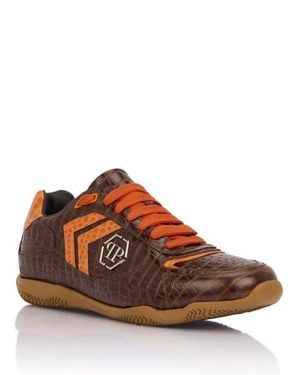 Philipp Plein Low-Top Sneakers Pit-$Top Cocco - Brown