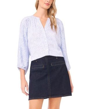 Vince Camuto Abstract Print Button-Up Shirt - White
